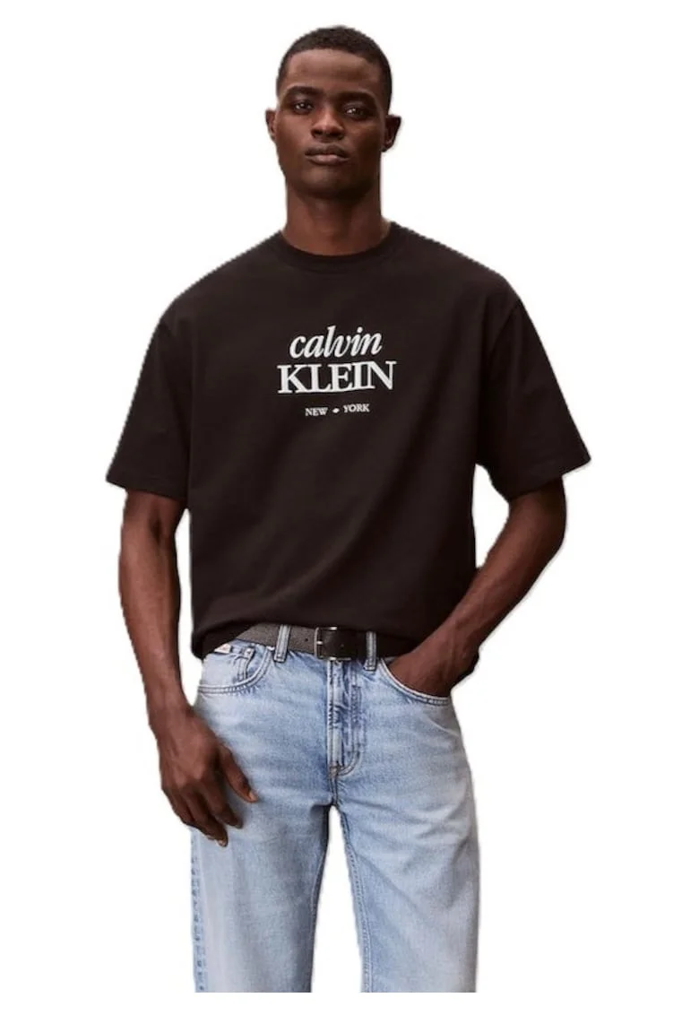 Tricou barbati  SS 16S CALVIN KLEIN DIAMOND GRAP, Bumbac, Negru,