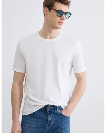 Tricou regular fit cu imprimeu text, Coral/Alb optic