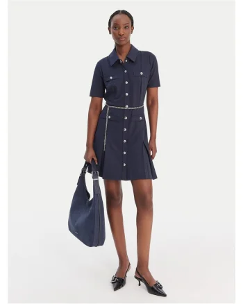 Rochie camasa bleumarin, Bleumarin