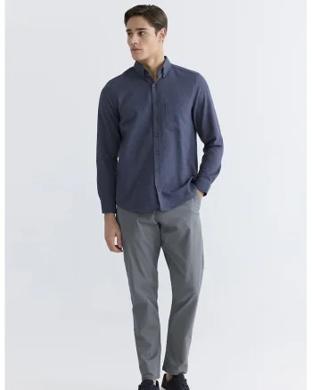 Pantaloni chino slim fit, Gri inchis