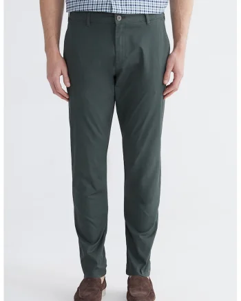 Pantaloni chino slim fit, Verde padure