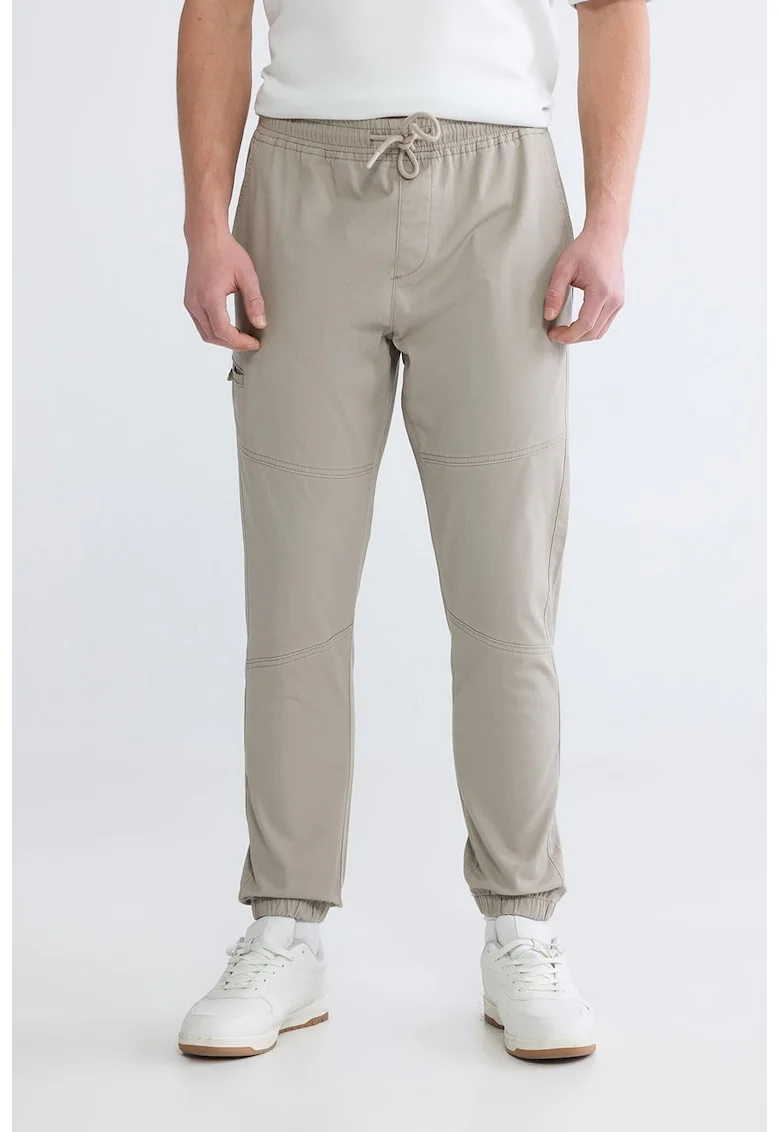 Pantaloni unicu snur, Bej
