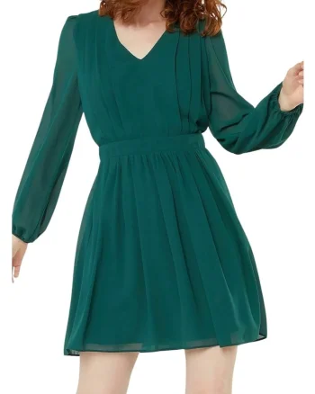 Rochie uni evazata,