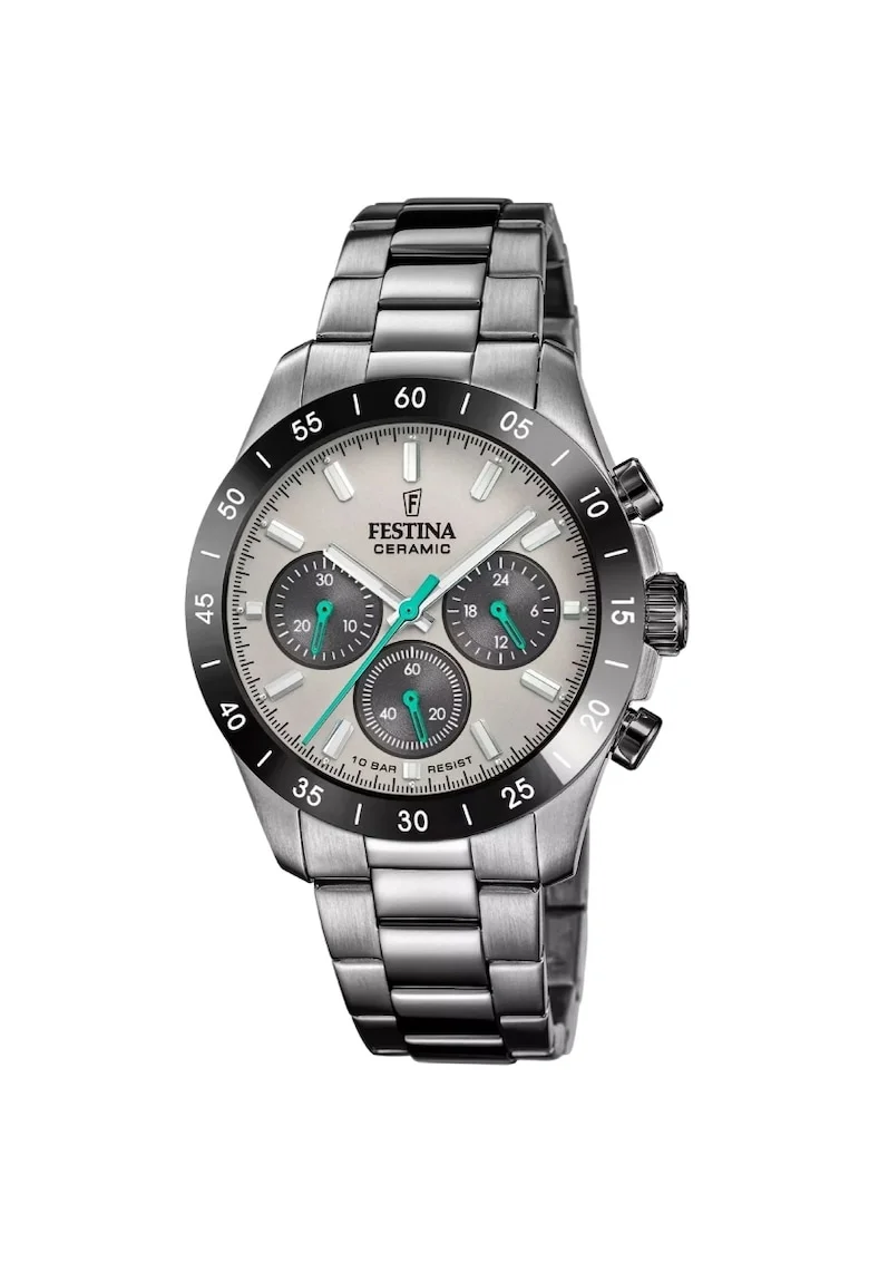 Ceas barbati  F20703/1 Quartz Argintiu