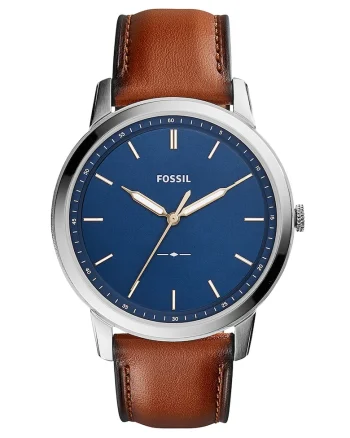 Ceas argintiu cu maro The Minimalist