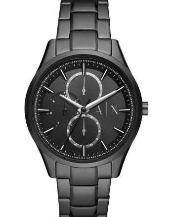 Ceas quartz cu functii multiple, Negru