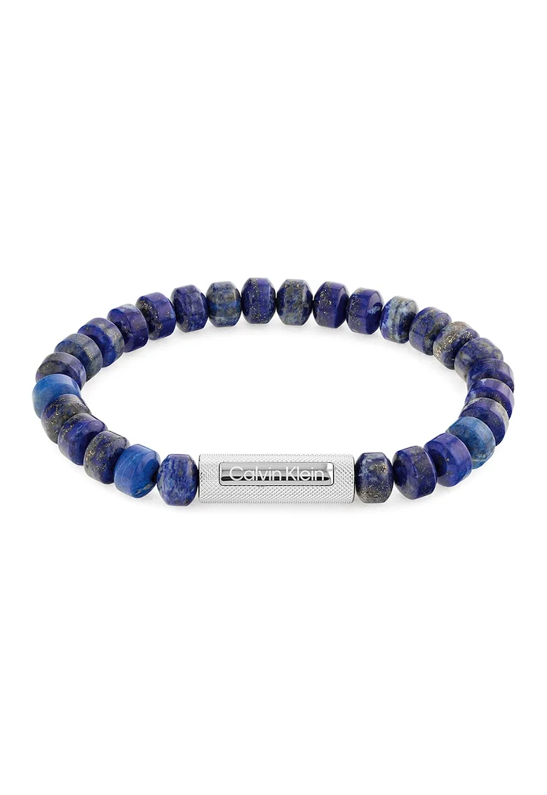 Bratara cu lapis lazuli, Albastru/Argintiu
