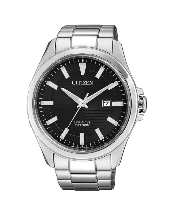 Ceas barbatesc  BM7470-84E Eco-Drive, , 43mm, 10ATM, Argintiu, Negru