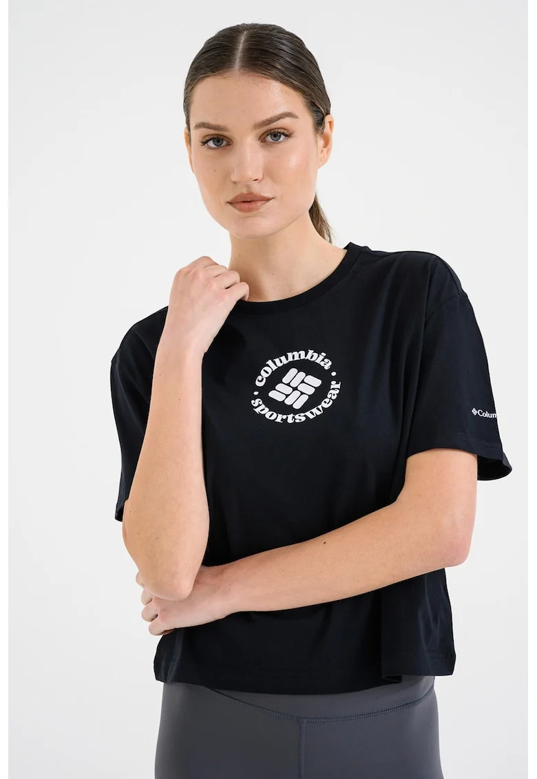 Tricou din bumbac organic Rolling Bend™, Alb/Negru