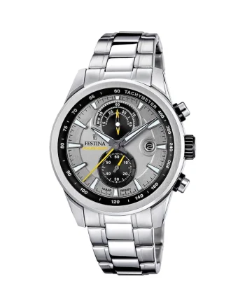 Ceas barbatesc  F20694/4 Quartz Argintiu