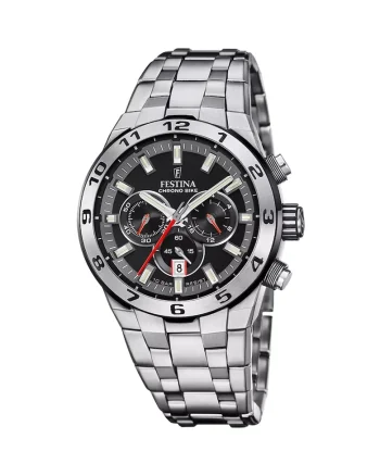 Ceas barbatesc  F20670/6 Quartz Argintiu