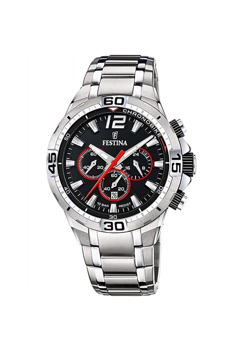 Ceas barbatesc  F20522/6 Quartz Argintiu