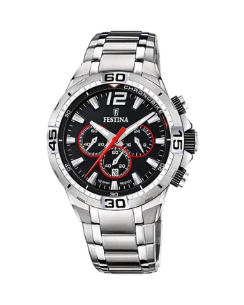 Ceas barbatesc  F20522/6 Quartz Argintiu