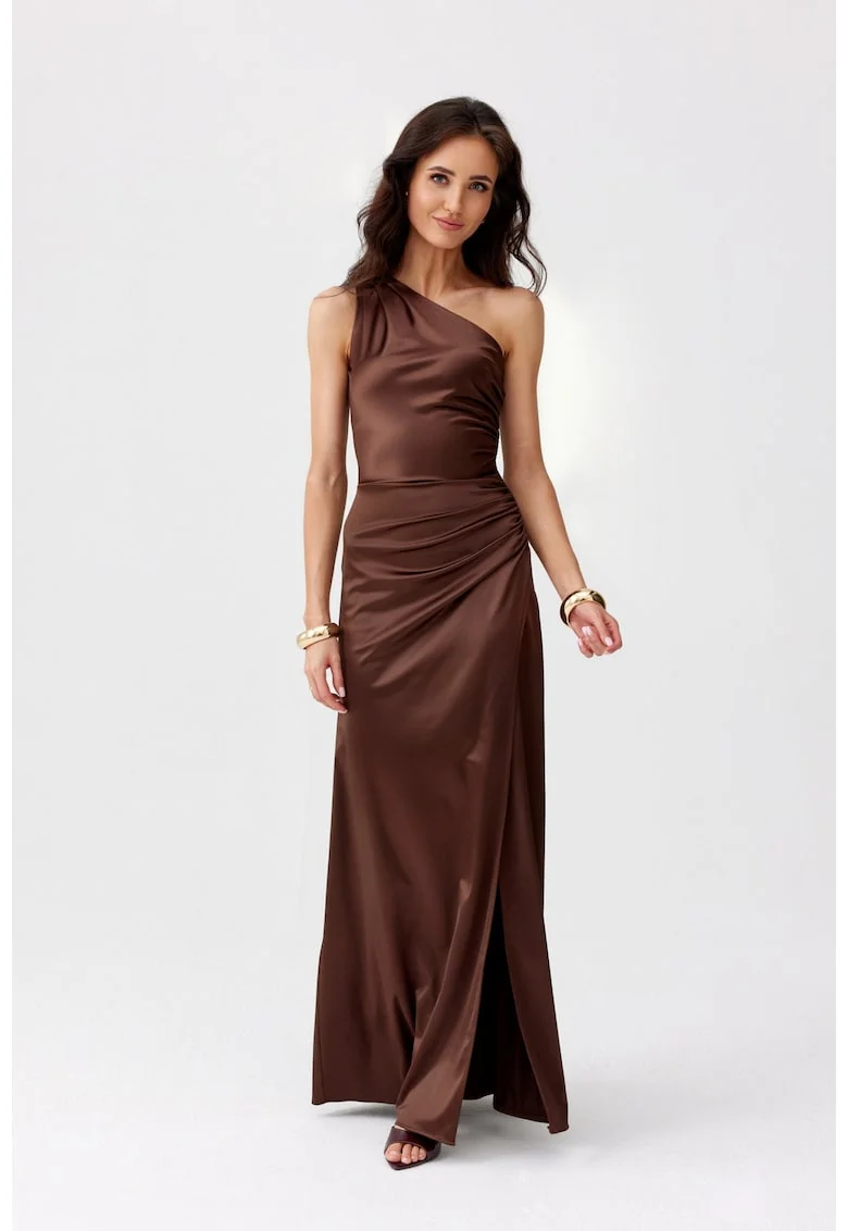 Rochie din satin Inez, Maro