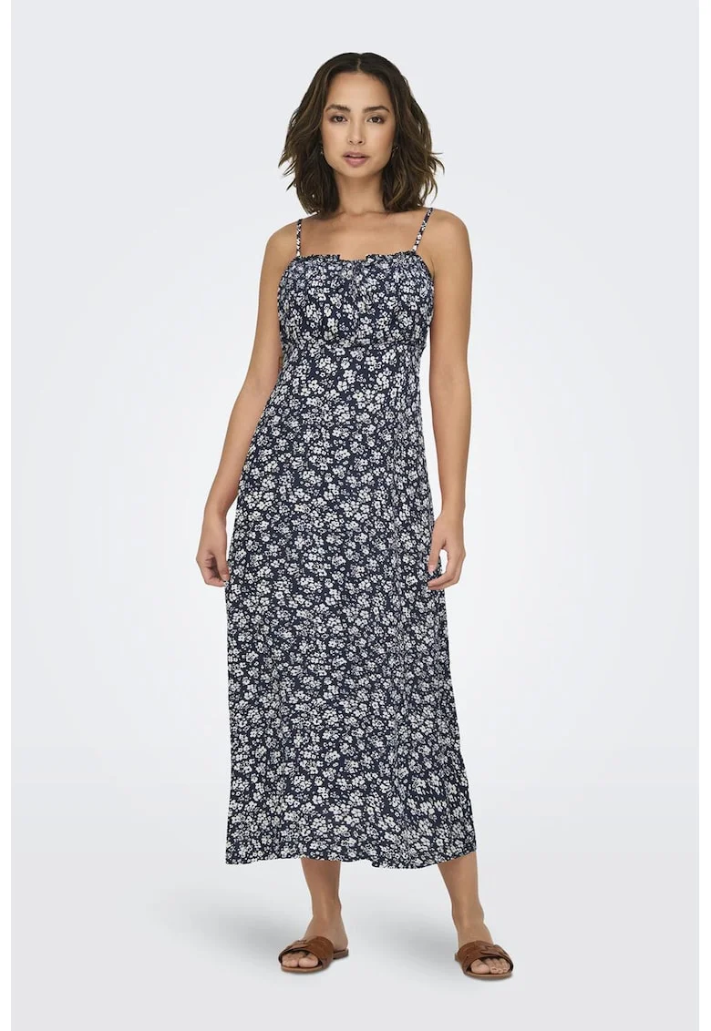 Rochie vaporoasa si evazata, Bleumarin