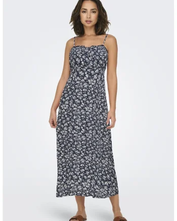 Rochie vaporoasa si evazata, Bleumarin