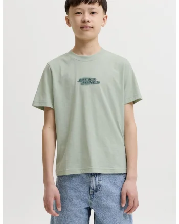 Tricou cu imprimeu logo, Verde pal