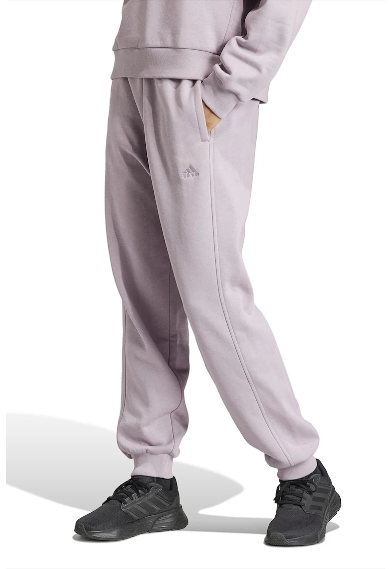 Pantaloni de trening relaxed fit cu snur de ajustare in talie, Lila pal