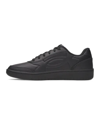 Pantofi sport UA Motion din piele cu insertii din piele ecologica, Negru