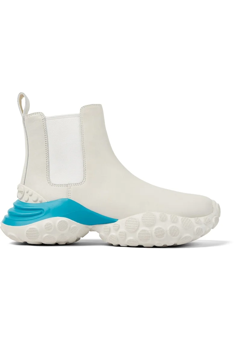 Ghete Chelsea de piele Pelotas Mars 1341, Alb