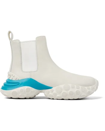 Ghete Chelsea de piele Pelotas Mars 1341, Alb