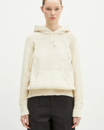 WMV pulover de mătase Raglan Hoodie P.O. Knit Mawata