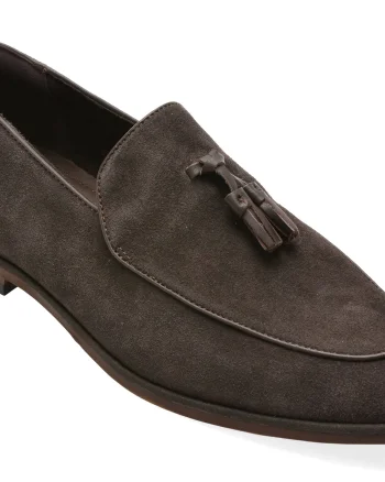 Mocasini eleganti ALDO maro, 14351258, din piele intoarsa