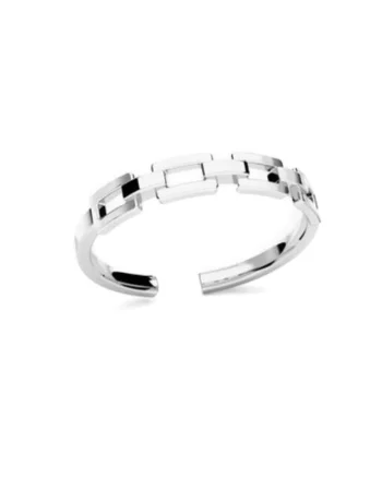 Inel reglabil Chain din Argint 925