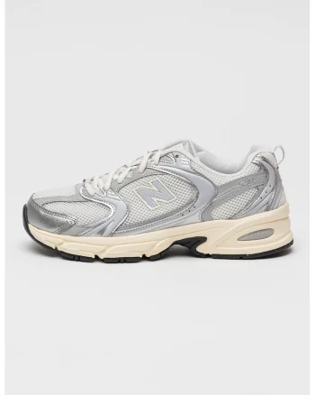 Tenisi unisex 530 din plasa cu garnituri din piele ecologica, Albastru lavanda/Argintiu
