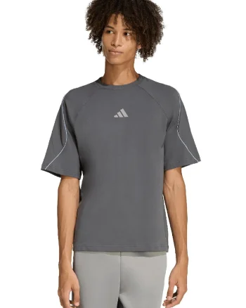 Tricou cu maneci raglan Stadium, Albastru glaciar/Gri inchis