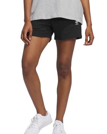 Pantaloni scurti de trening lejeri Essentials, Negru