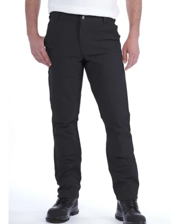 Pantaloni barbati Stretch Duck Double Front,  Bumbac, Negru