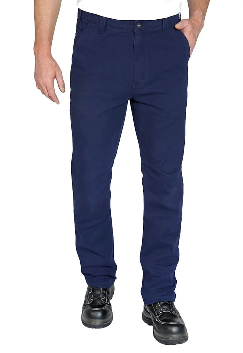 Pantaloni barbati  bumbac Rigby Straight Fit, bleumarin, Bleumarin