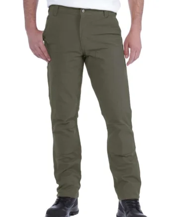Pantaloni barbati,  Bumbac, Verde, Kaki