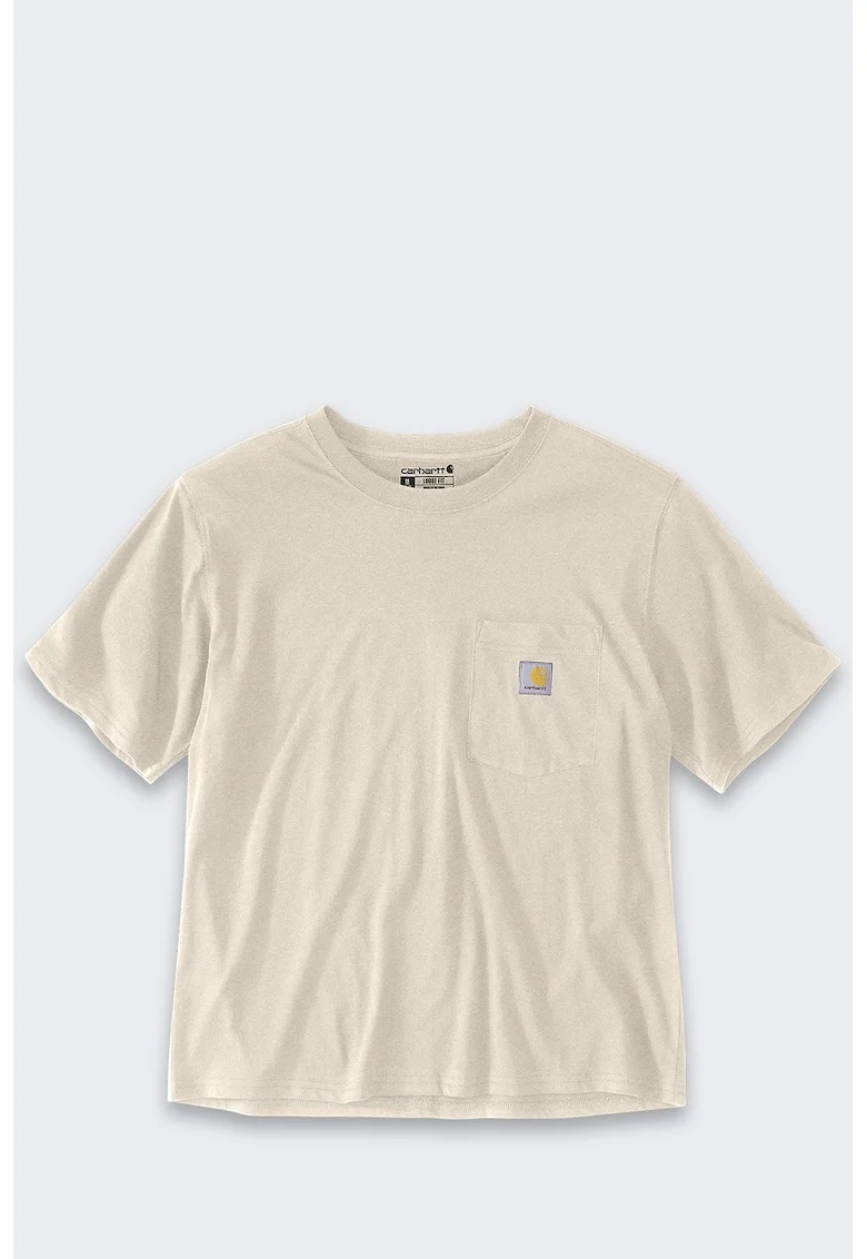 Tricou dama  usor, cu buzunar, bumbac si Tencel