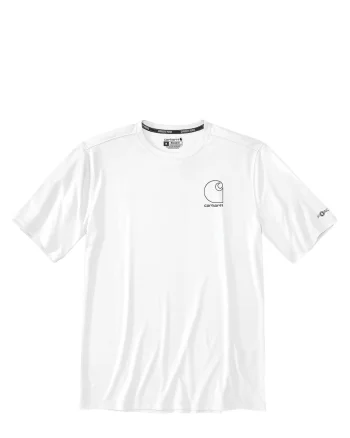 Tricou barbati  Force, alb, tehnologie Sun Defender, material poliester