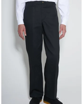 Pantaloni barbati  croiala conica, bumbac/poliester, 65987, Negru