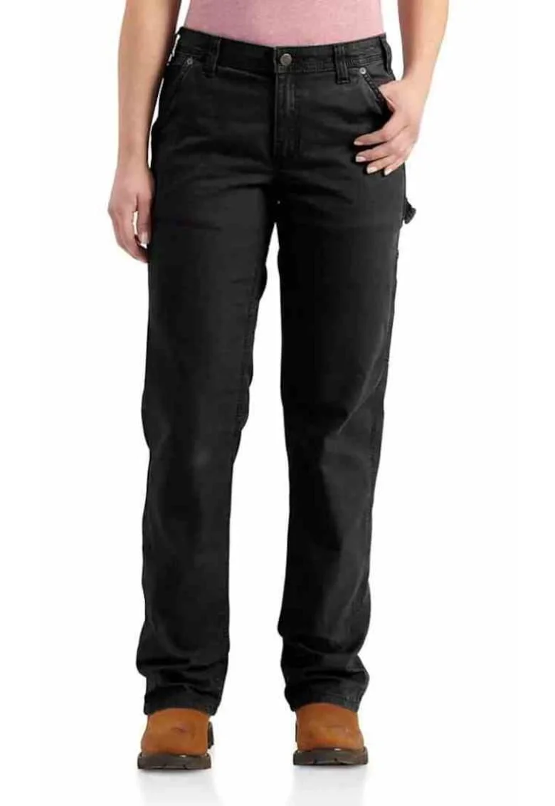 Pantaloni dama,  Bumbac, Negru,