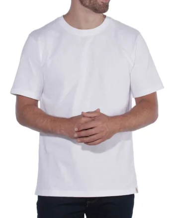 Tricou barbati  bumbac Workwear Solid alb,