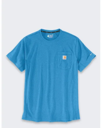 Tricou barbati  Force, albastru, material respirabil, croiala lejera, tehnologie FastDry