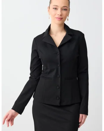 Fusta mini cu model uni, Negru