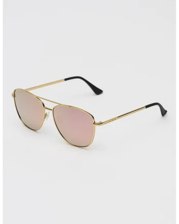 Ochelari de soare aviator cu lentile polarizate, Auriu/Negru