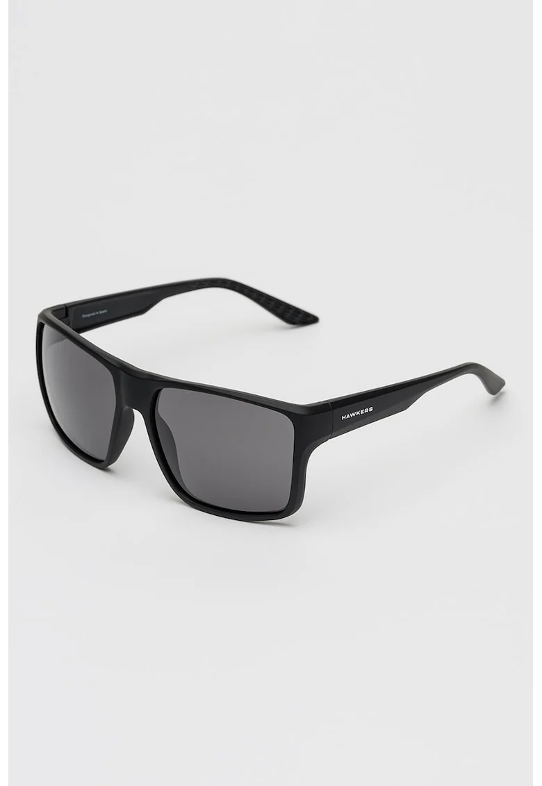 Ochelari de soare patrati cu lentile polarizate, Negru