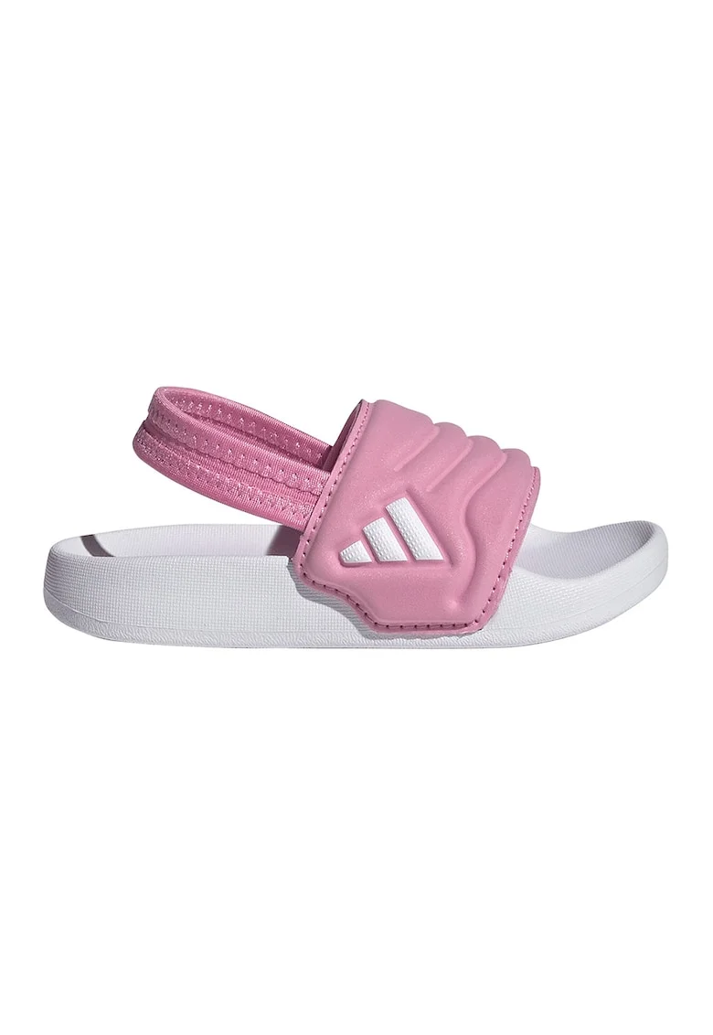 Sandale slingback Adilette, Alb/Roz
