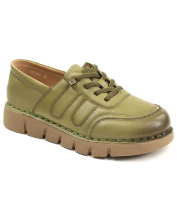 Pantofi dama piele naturala KM2583, Gri