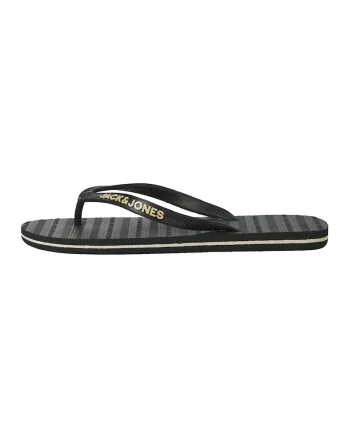 Papuci flip-flop cu logo, Gri antracit