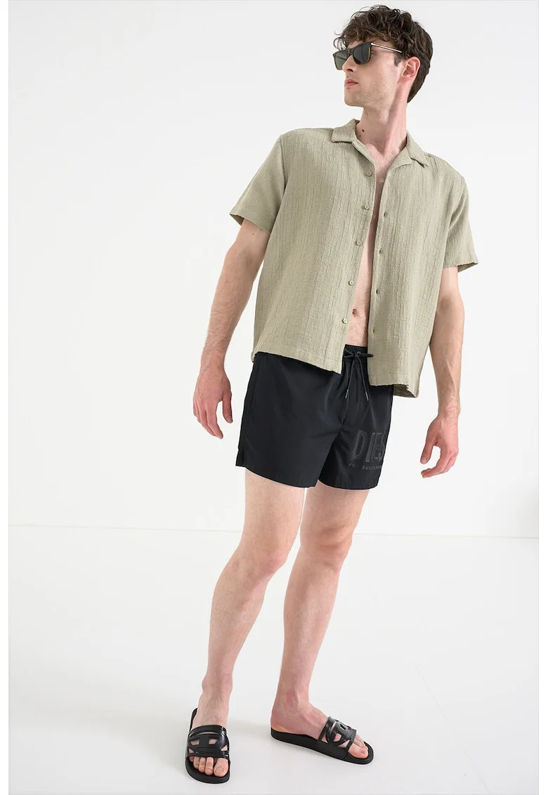 Pantaloni scurti de baie Mario, Negru