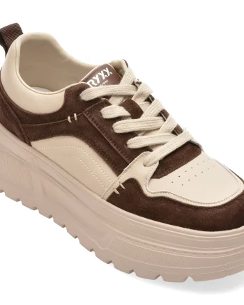 Pantofi sport GRYXX bej, 66183, din piele naturala