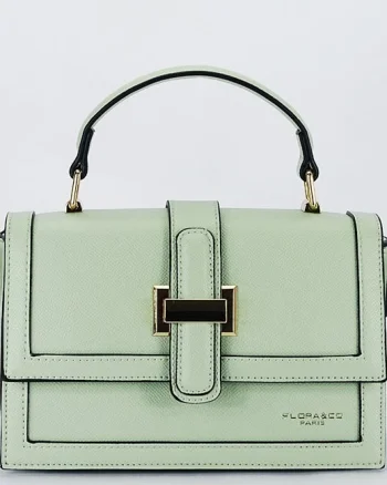 Geanta eleganta verde deschis F3680 14
