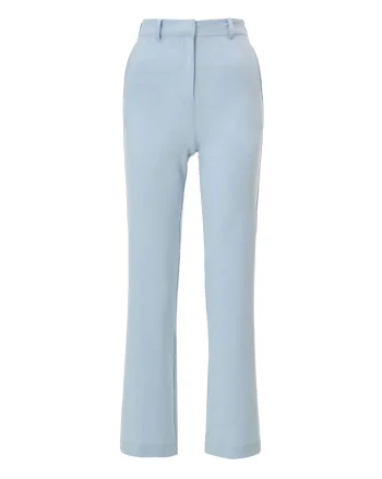 Pantaloni drepți din mix de vâscoză ORSAY bleu - 34